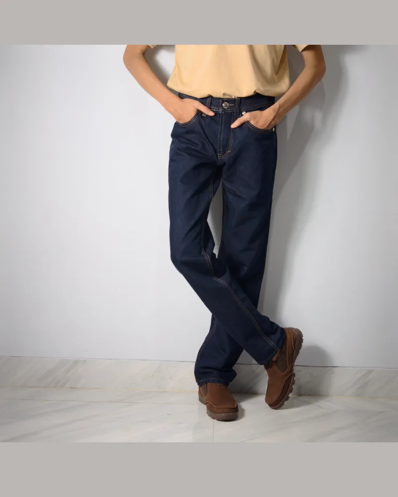 Regular Fit Slub Jeans — 8