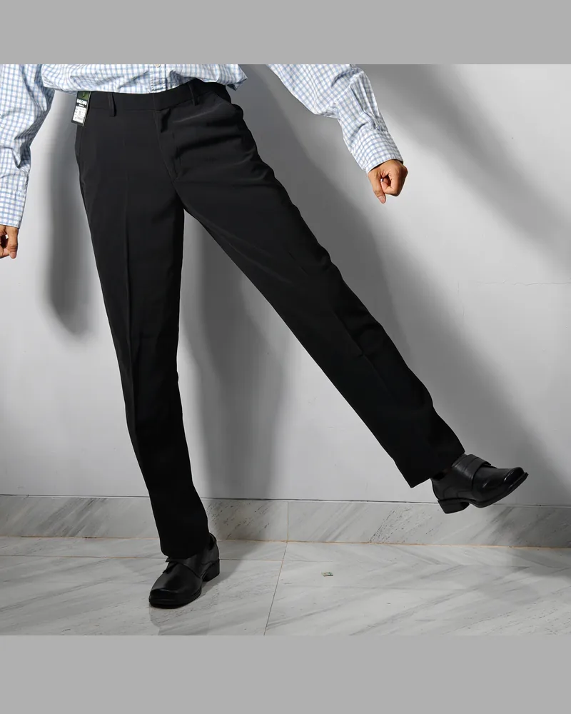 High Twist Pleated Dress Pants — 5