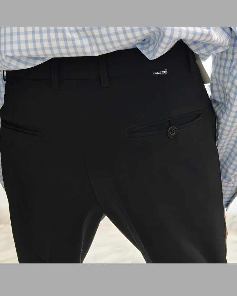High Twist Pleated Dress Pants — 7
