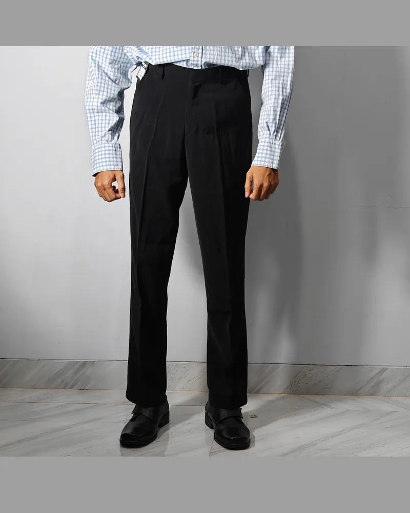 High Twist Pleated Dress Pants — 1