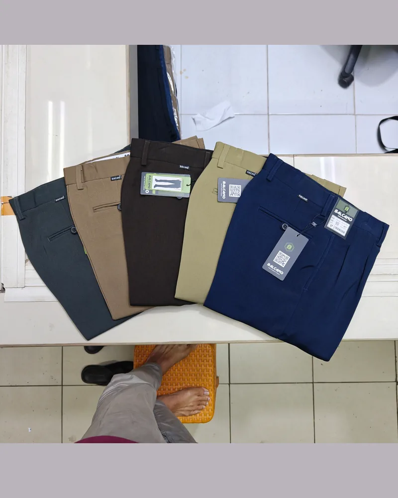High Twist Pleated Dress Pants — 16