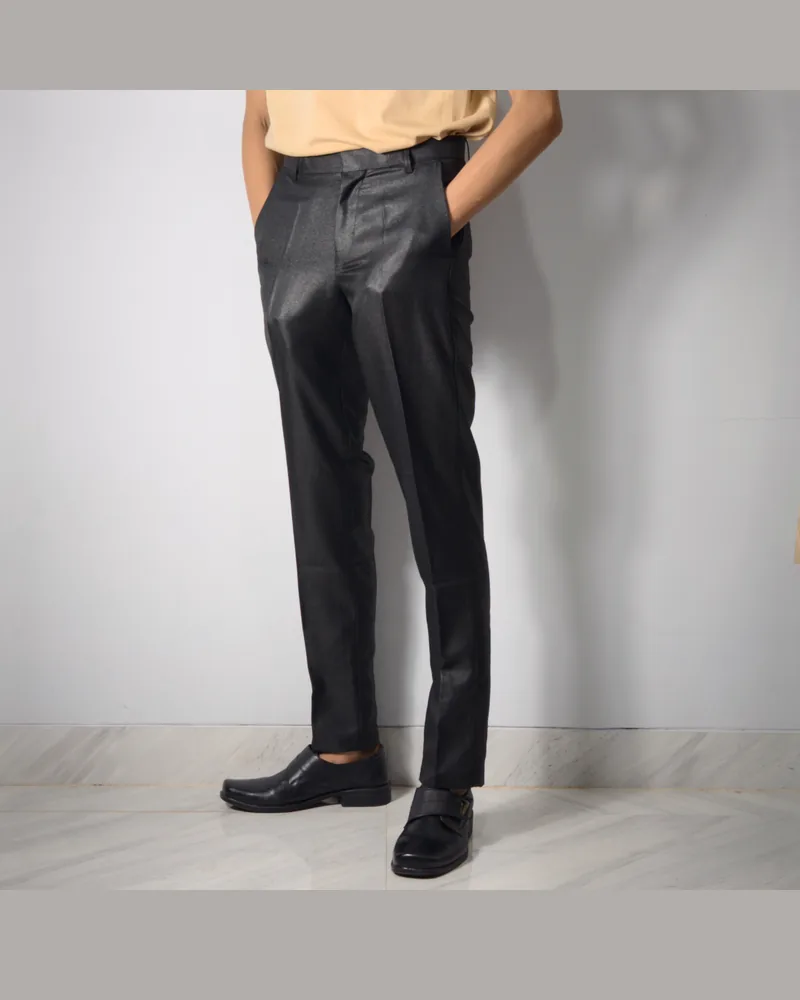 Silk Wool Slim Dress Pants — 9