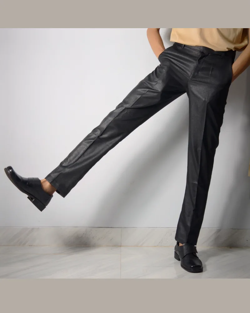 Silk Wool Slim Dress Pants — 10