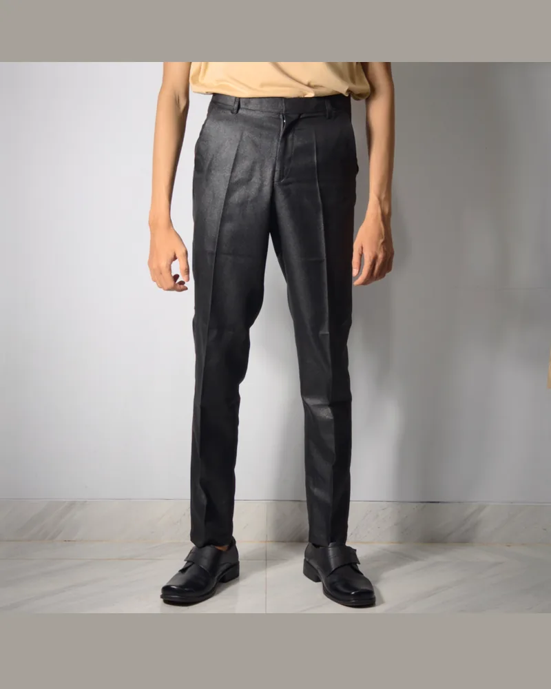 Silk Wool Slim Dress Pants — 5