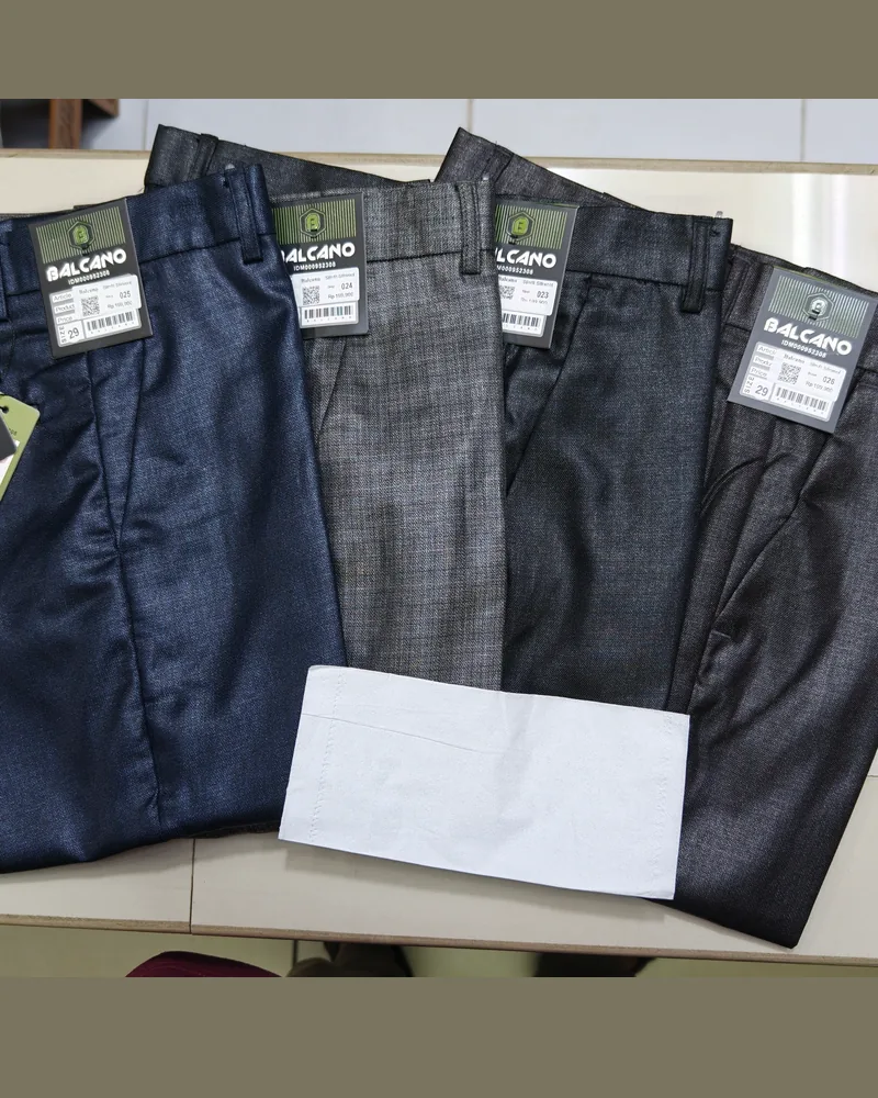 Silk Wool Slim Dress Pants — 17