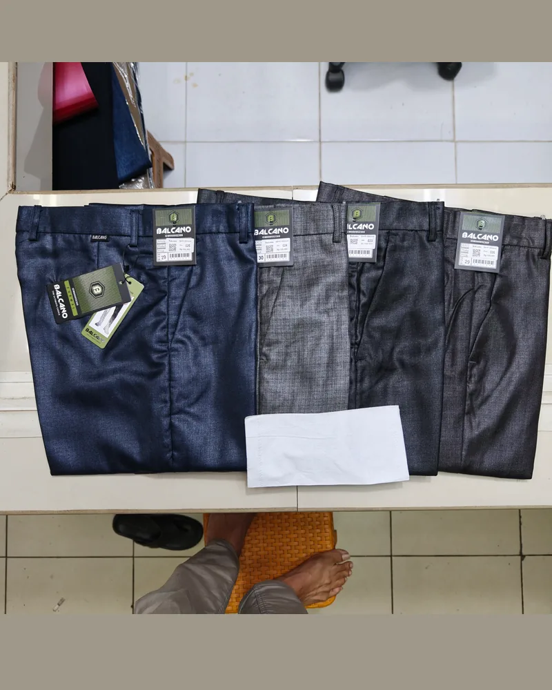 Silk Wool Slim Dress Pants — 19